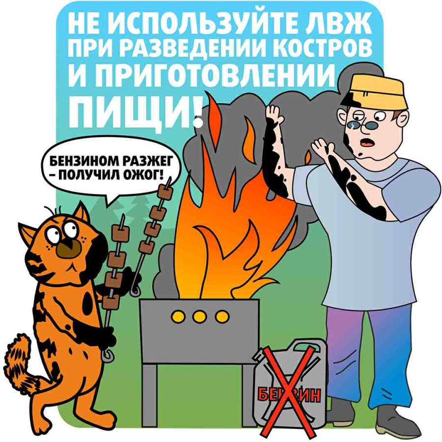 Весенние палы сухой растительности